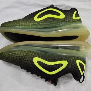 Nike Black and Neon Yellow Sneakers